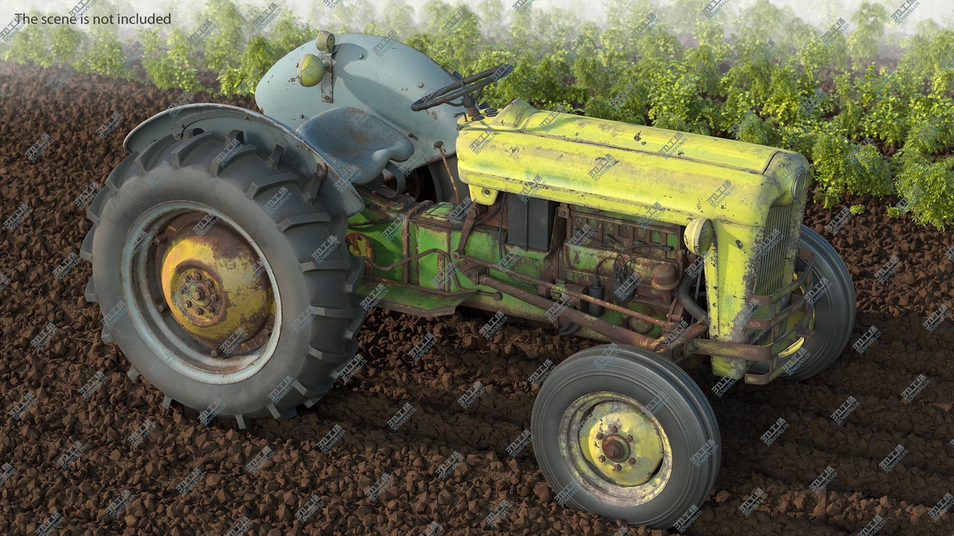 images/goods_img/202104021/3D Old Vintage Tractor model/4.jpg
